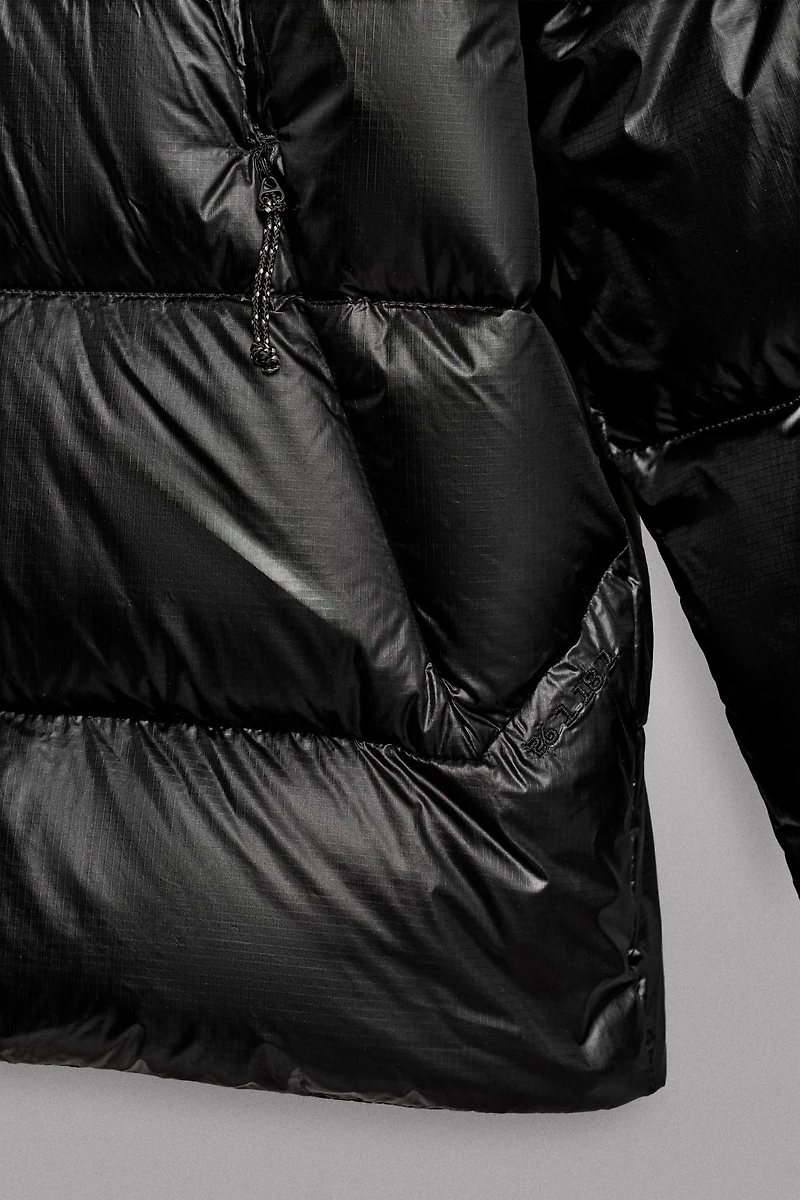 100% FEATHER PUFFER JACKET