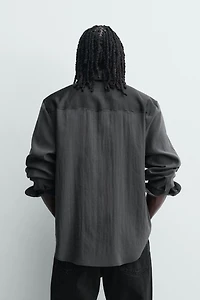 COLORBLOCK FLOWY SHIRT