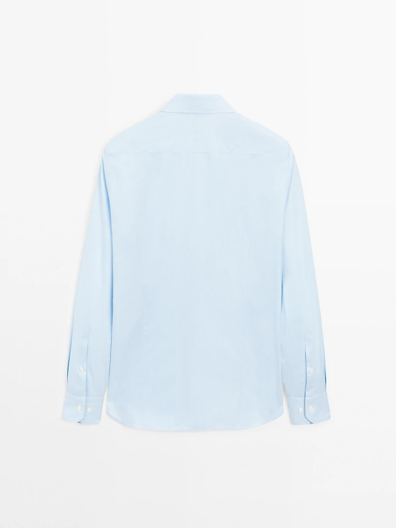 Chemise slim à rayures