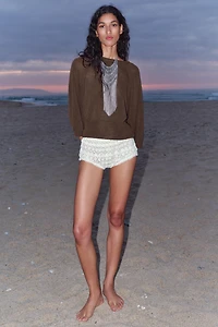 WIDE SLEEVE KNIT SWEATER
