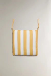 STRIPED CHAIR SEAT CUSHION