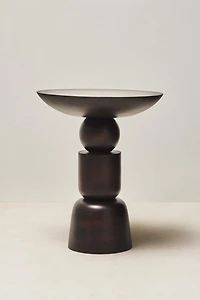 WOODEN SIDE TABLE