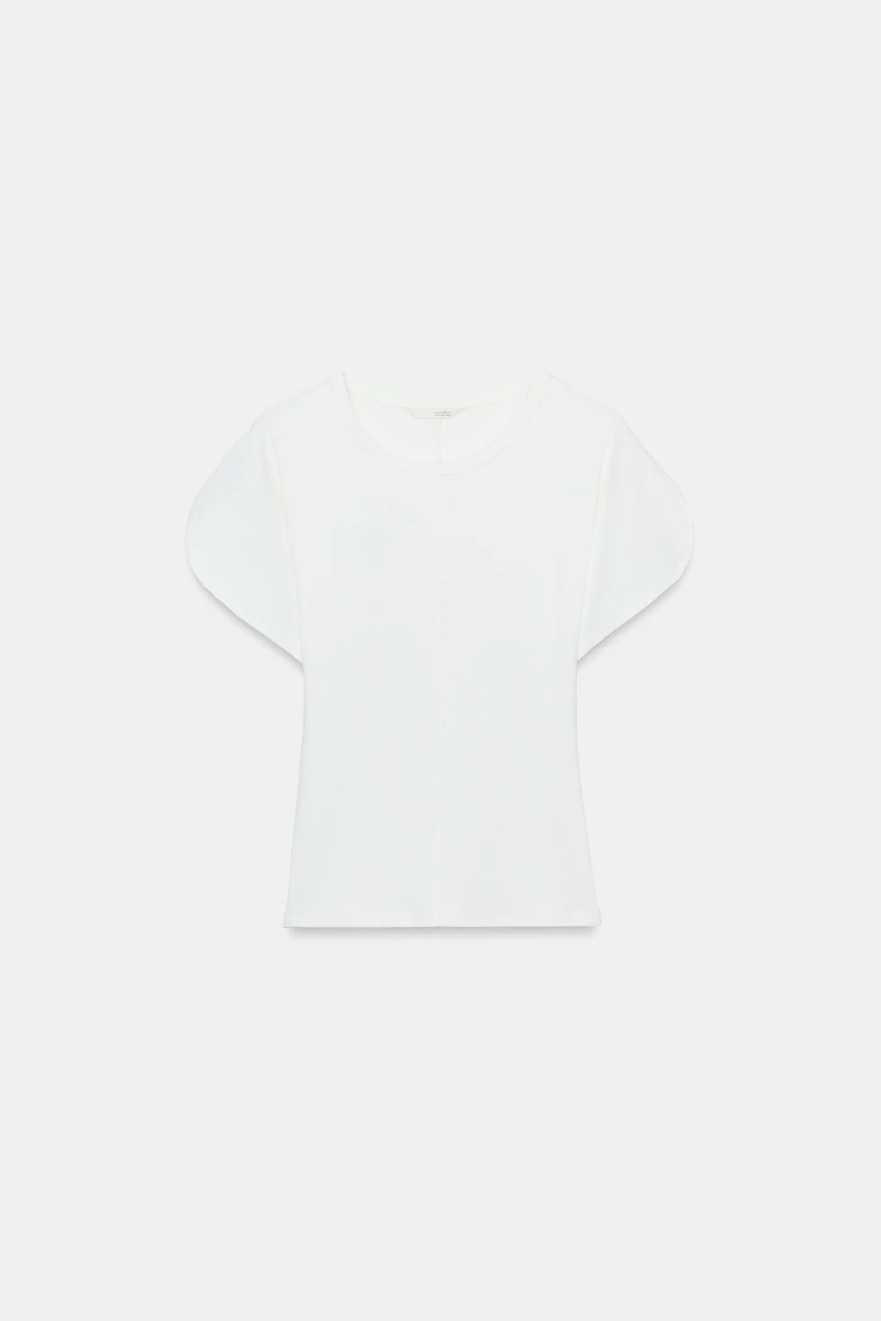 T-SHIRT À MANCHES BOUFFANTES