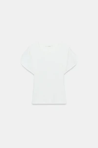 T-SHIRT À MANCHES BOUFFANTES