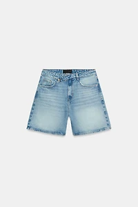 SHORT Z1975 DENIM À TAILLE CROISÉE