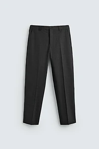 CHECK SUIT PANTS