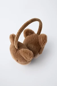 FAUX FUR BEAVER EARMUFFS
