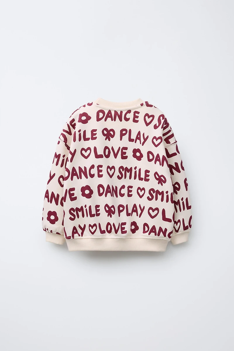 PRINTED SWEATSHIRT