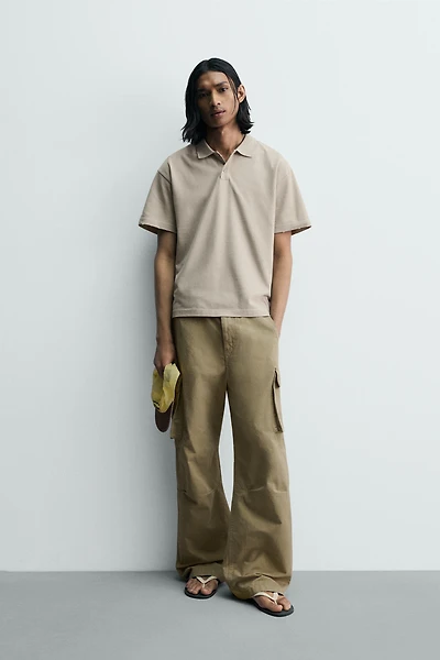 POLO RELAXED FIT DÉLAVÉ