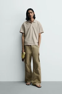 POLO RELAXED FIT DÉLAVÉ