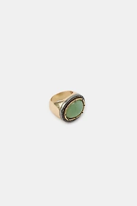 RHINESTONE STONE RING