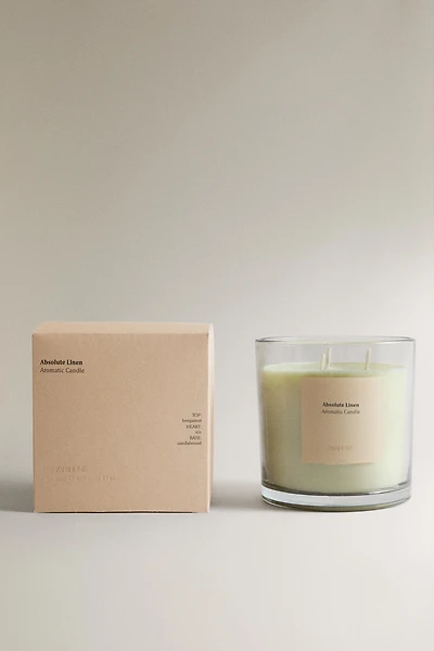 G) ABSOLUTE LINEN SCENTED CANDLE