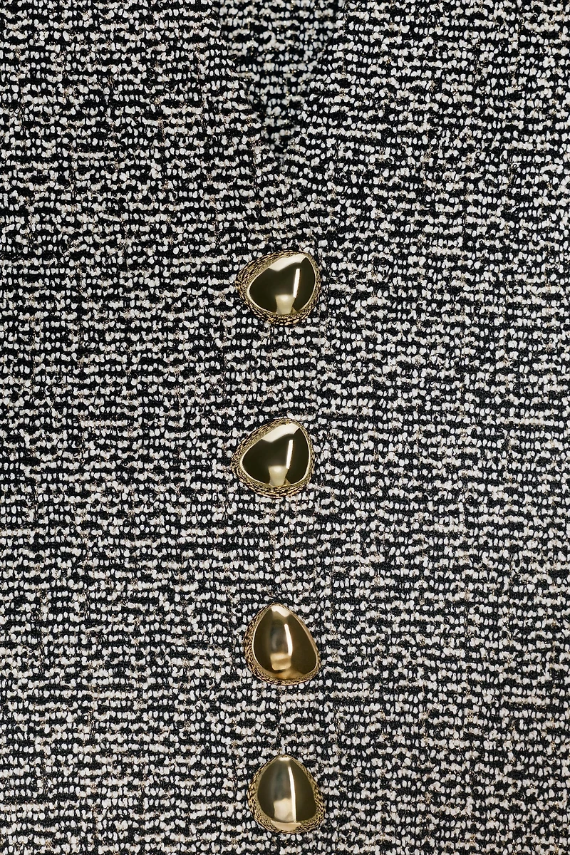 STRUCTURED BUTTON VEST