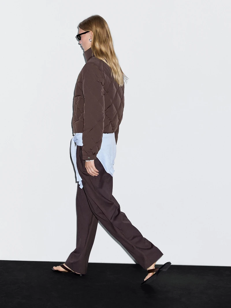 Veste courte matelassée