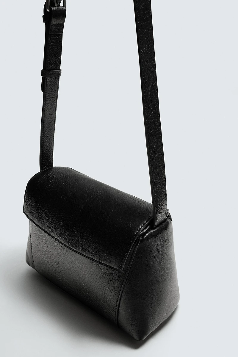 LEATHER CROSSBODY BAG M
