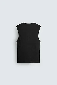 RIBBED TANK TOP