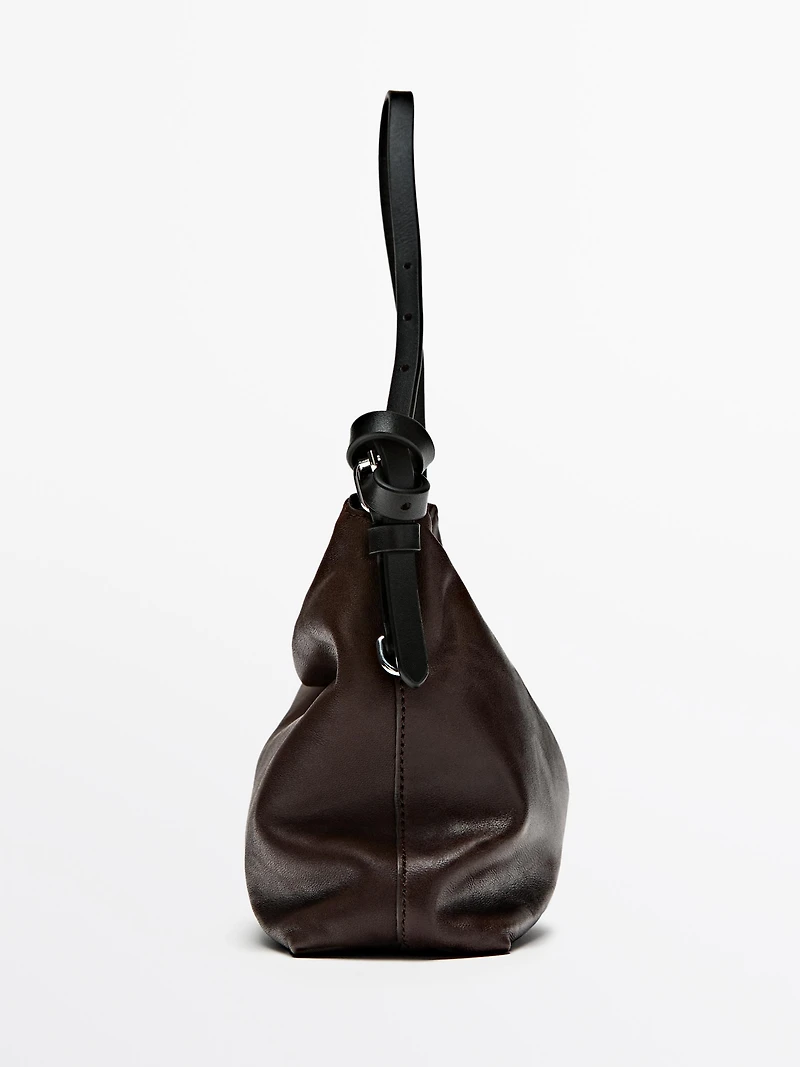 Small nappa leather bag
