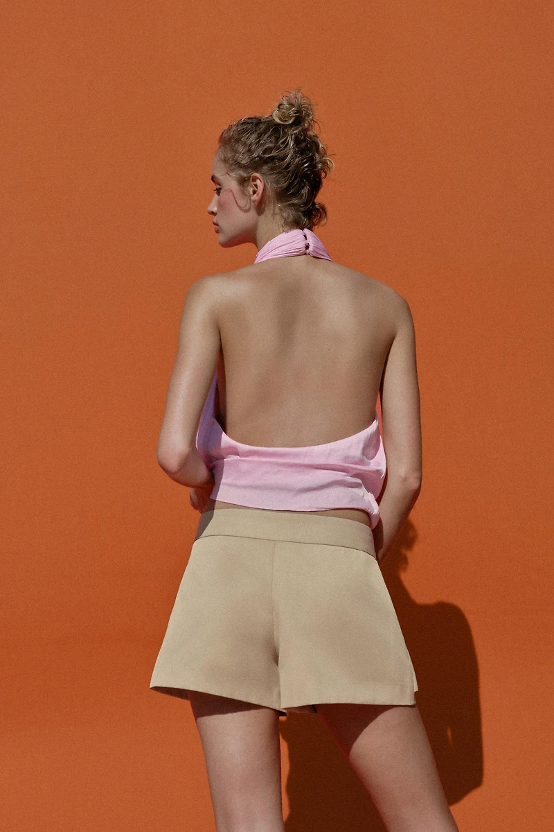 JUPE-PANTALON CROISÉE TAILLE BASSE