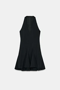 ROBE COURTE À GODETS