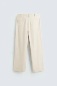 PANTALON COTON - LIN PLIS
