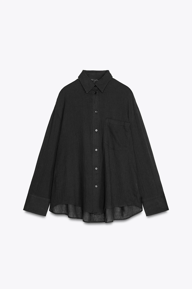 OVERSIZED GAUZE SHIRT