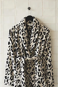 PEIGNOIR VELOURS IMPRIMÉ ANIMAL