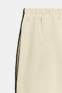 ZW COLLECTION CONTRAST BINDING BERMUDA SHORTS