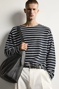 STRIPED JACQUARD T-SHIRT AARON LEVINE X ZARA