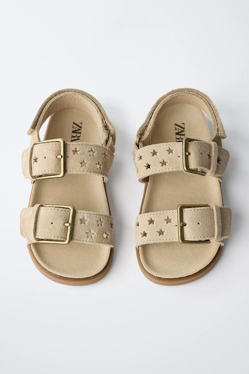 STAR LEATHER SANDALS