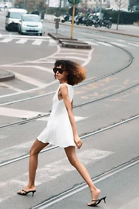 COMBINATION GODET DRESS