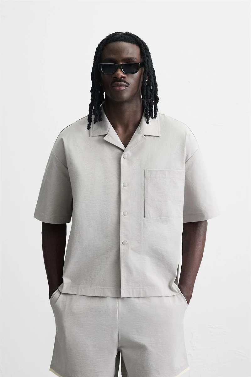 RELAXED FIT TECHNICAL SHIRT