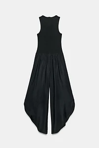 COMBINED WIDE-LEG JUMPSUIT