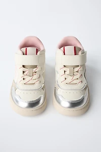 HEART HIGH TOP SNEAKERS