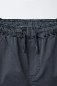 STRAIGHT LEG PANTS WITH LABEL