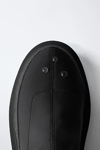 WATER REPELLENT SOCK-STYLE ANKLE BOOTS