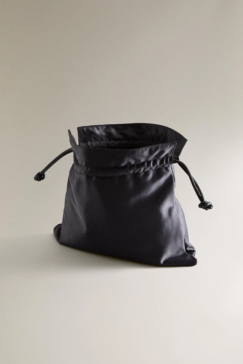 LARGE SATEEN BAG