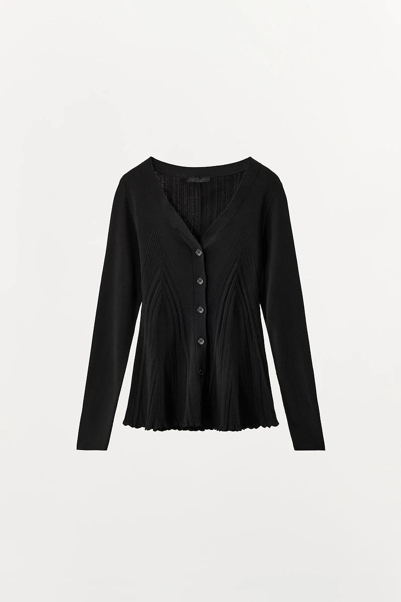 GILET EN MAILLE AVEC VISCOSE