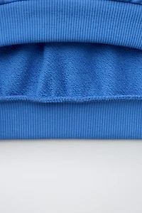 EMBROIDERED TEXT SWEATSHIRT