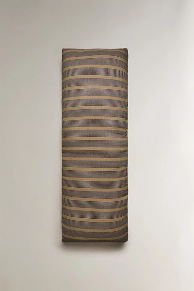 STRIPED BENCH SEAT CUSHION
