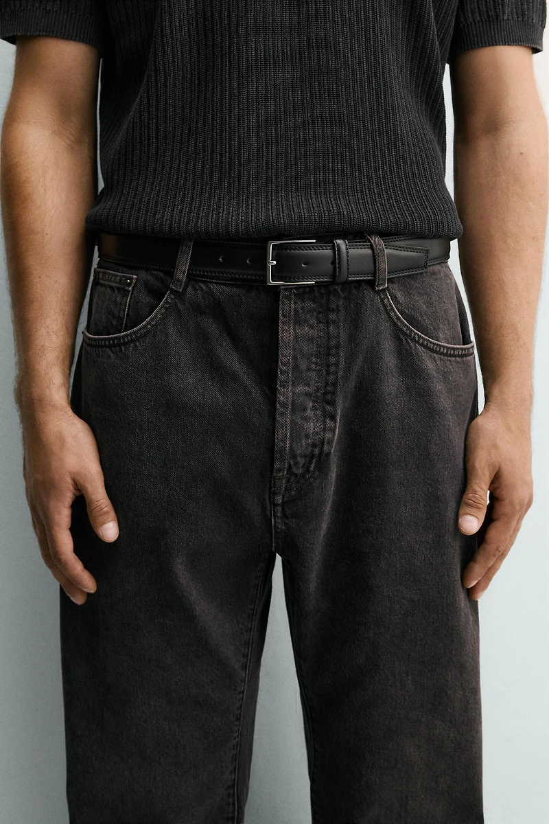 DRESS LEATHER BELT