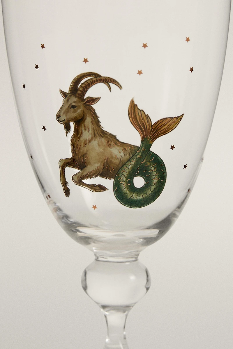 CAPRICORN ZODIAC GLASS | MARISA BERENSON
