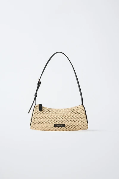 RAFFIA EFFECT BAG