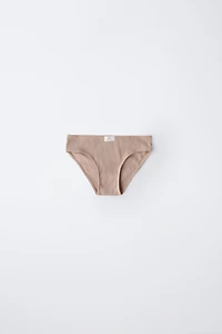 6-14 ANS/ LOT DE TROIS CULOTTES RIB ÉTIQUETTE