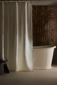 RIDEAU DE BAIN LIN TRANSLUCIDE