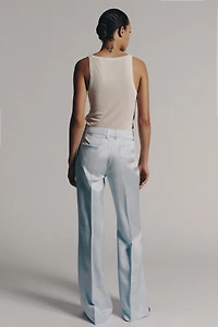 ZW COLLECTION FLARE LINEN PANTS