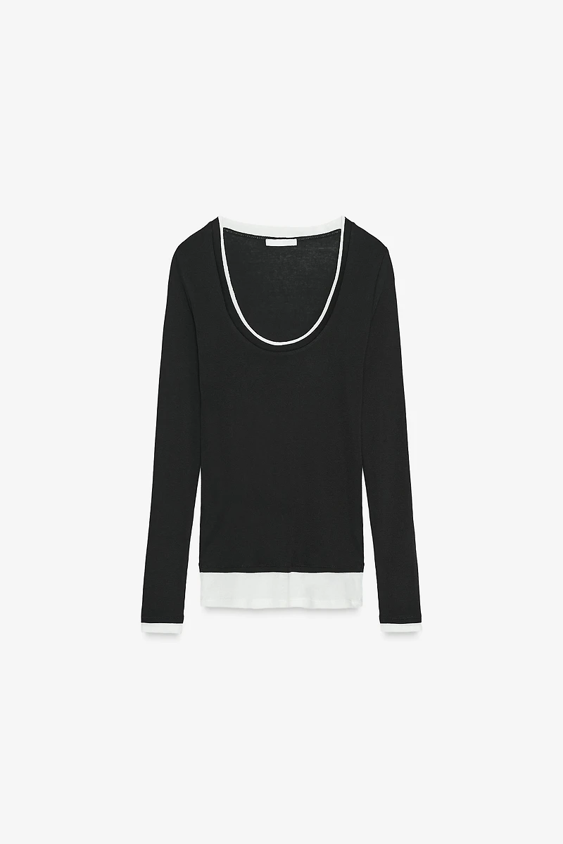 DOUBLE EFFECT T-SHIRT