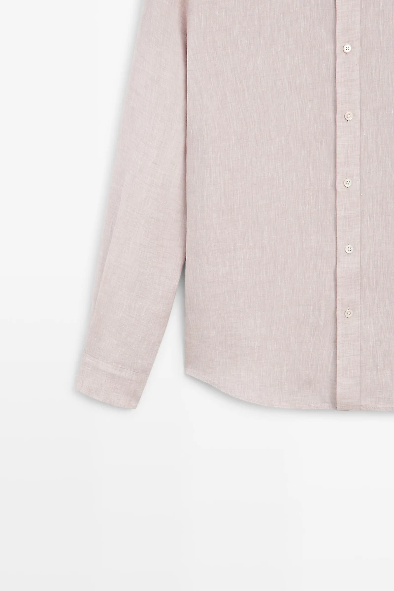 100% Linen regular fit shirt