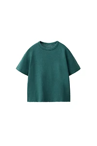 COTTON AND LINEN T-SHIRT