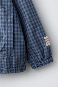 LIGHTWEIGHT PLAID JACKET
