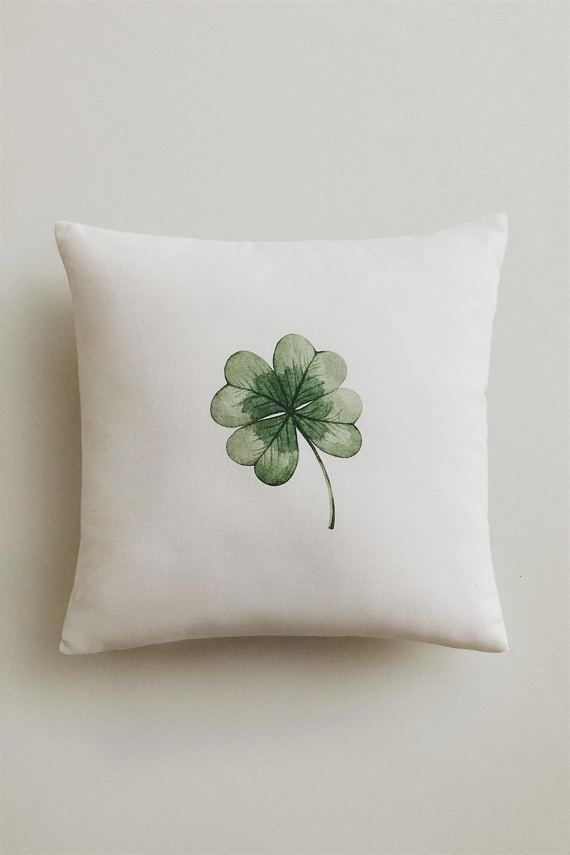 CLOVER THROW PILLOW COVER